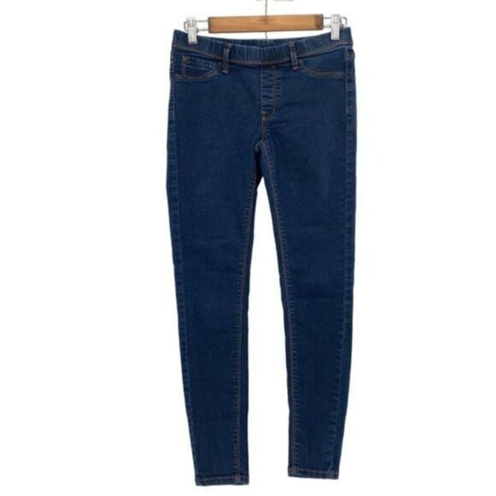 Mango Jeans Womens Denim Jeggings Cotton Blend Skinny Elastic Waist